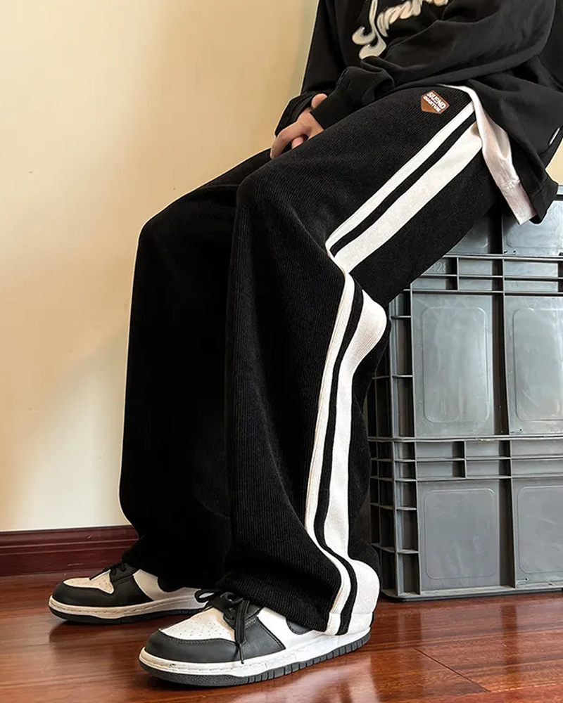 Men&#39;s velour jogging pants