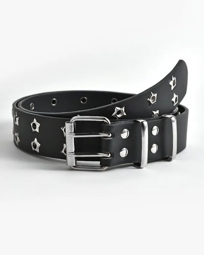 Double eyelet belt