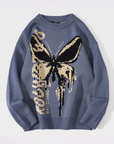 Butterfly knit sweater