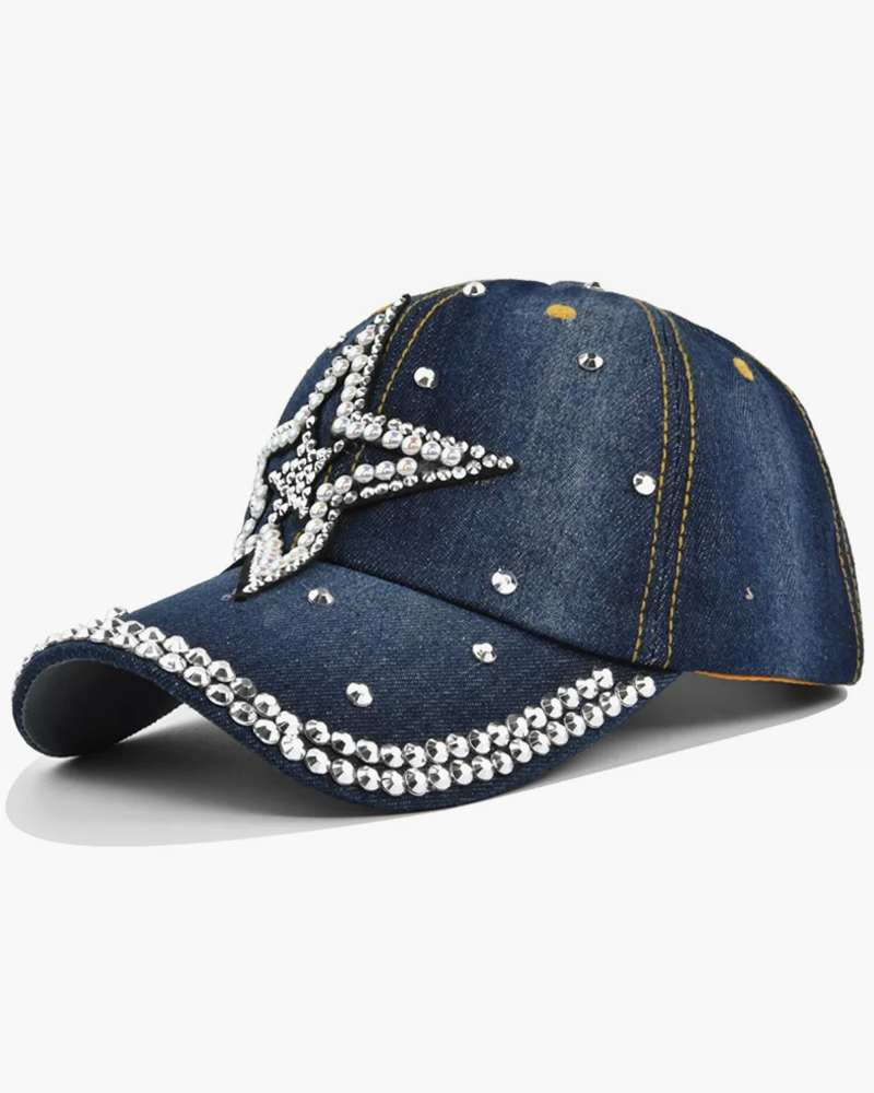 Rhinestone cap