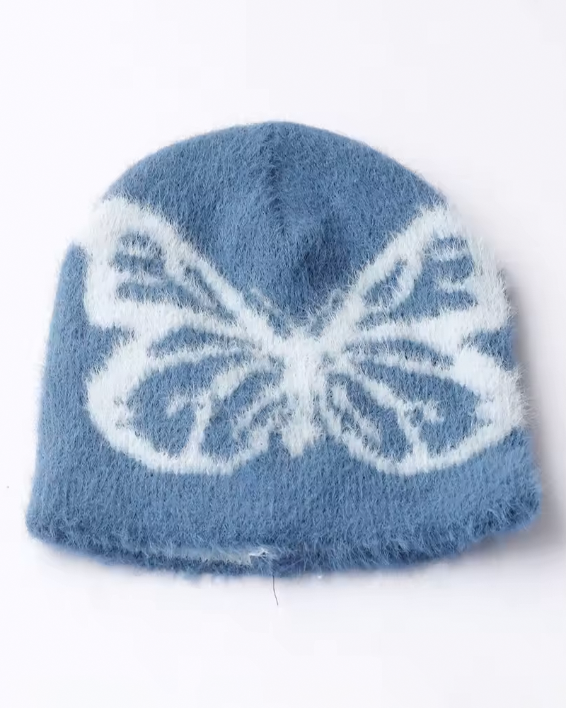 Winter butterfly hat