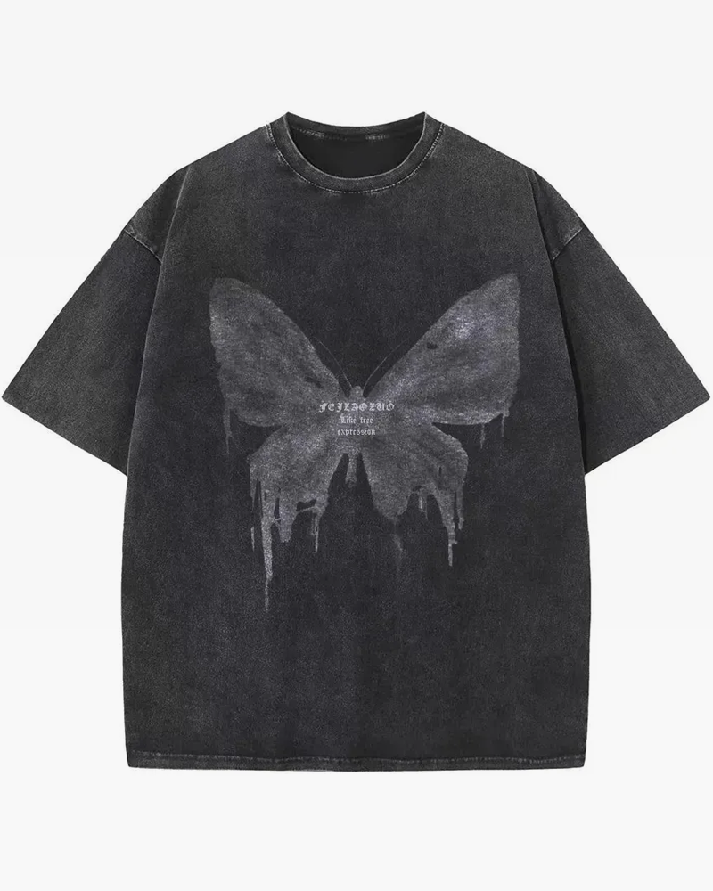 men&#39;s butterfly t-shirt