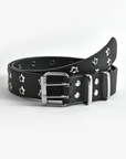 Double eyelet belt