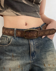 Vintage leather belt