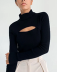 Women's turtleneck sweater