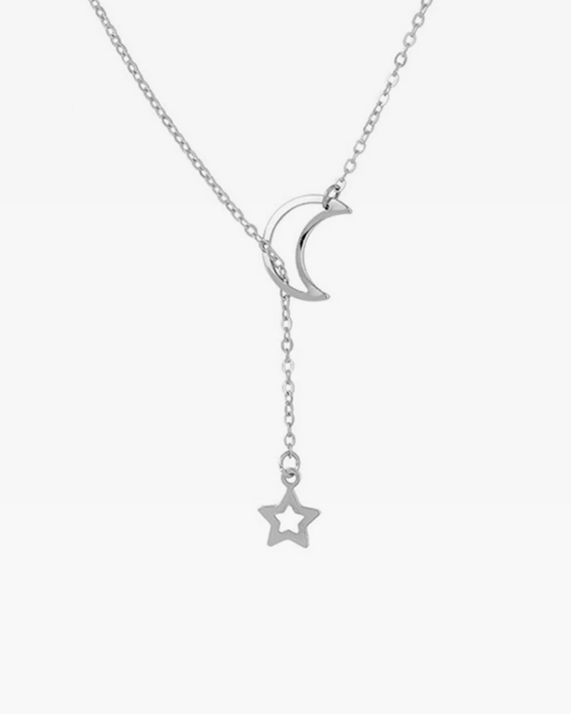 Moon and star pendant