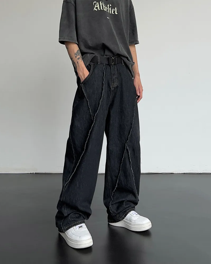 Black baggy jeans