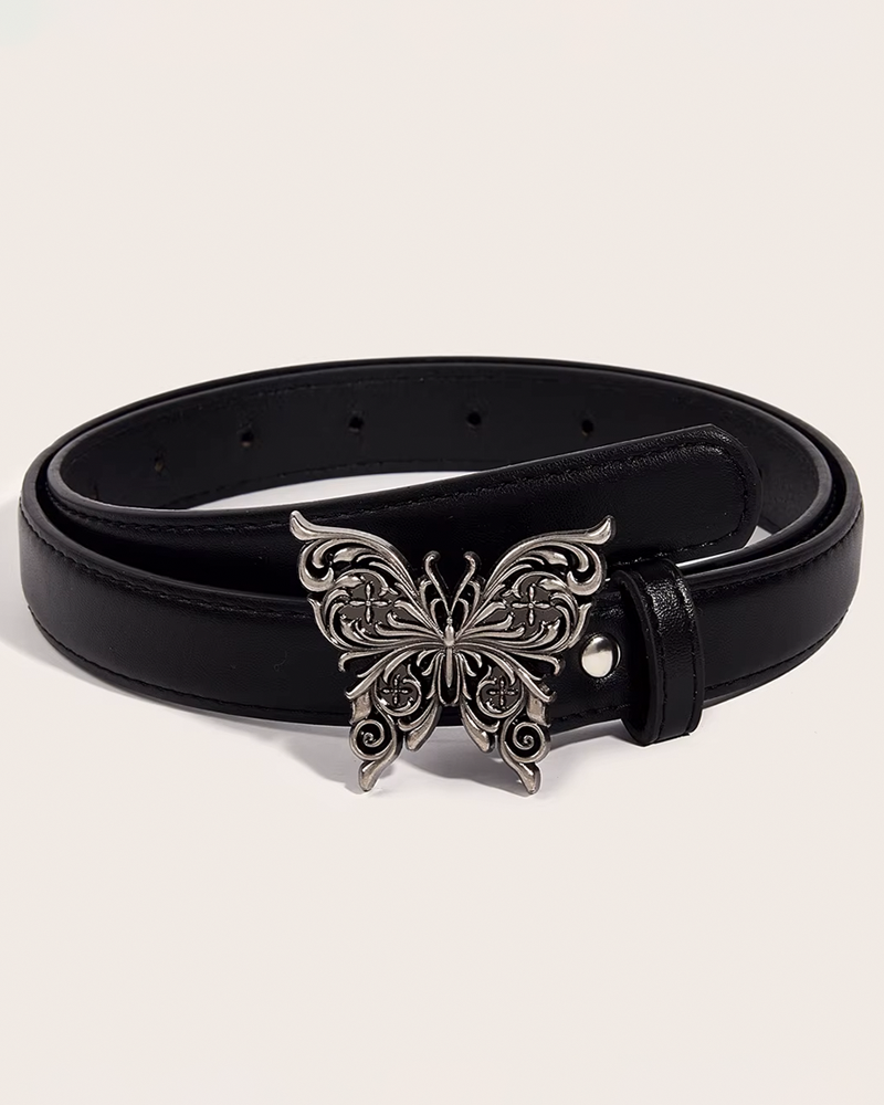 Butterfly buckle belt