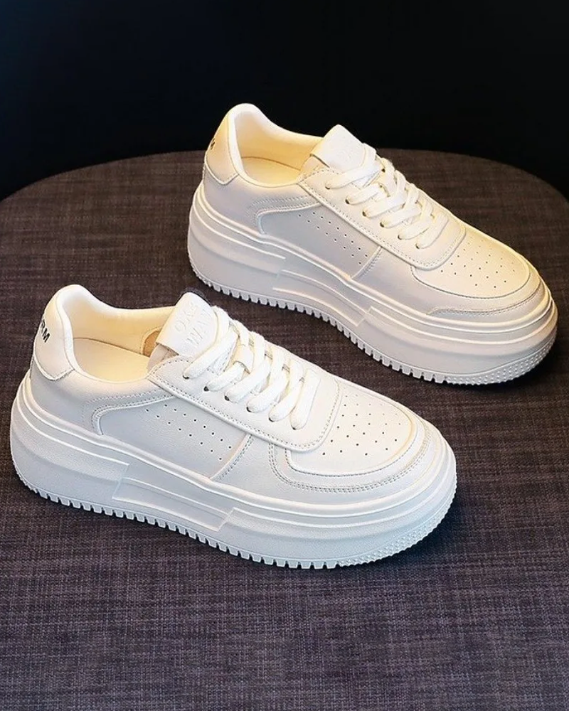 White women&#39;s sneakers