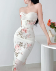 Floral bodycon dress