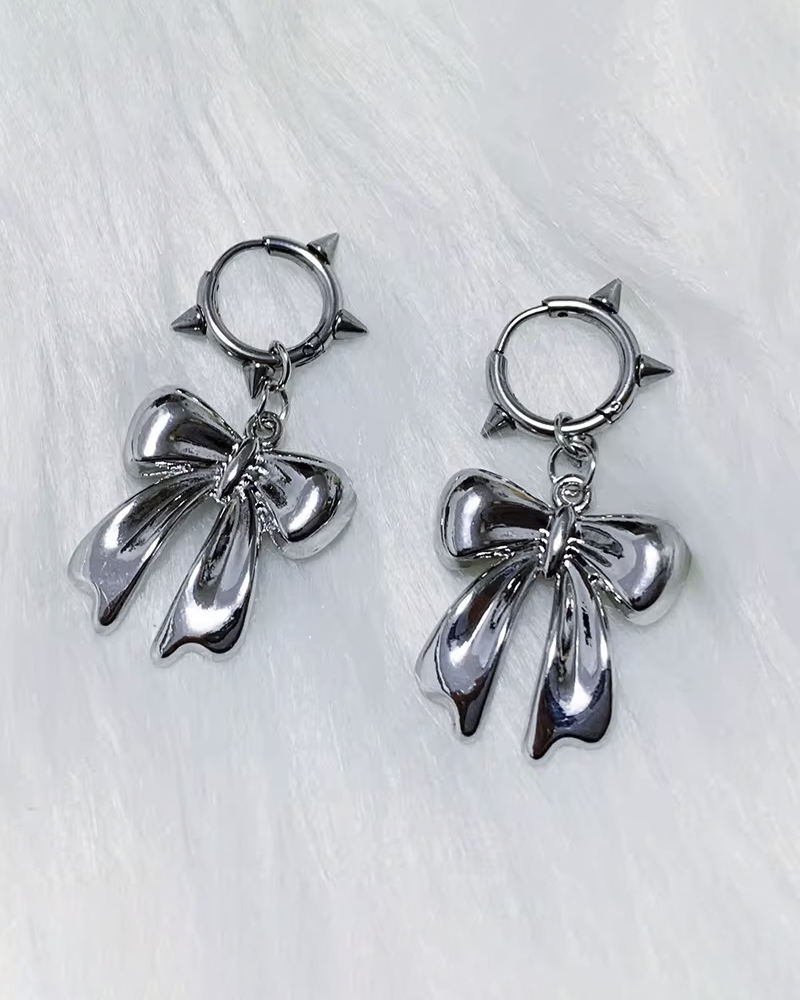 Bow tie earrings