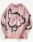 Y2K Skeleton Sweater