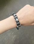 Leather star bracelet