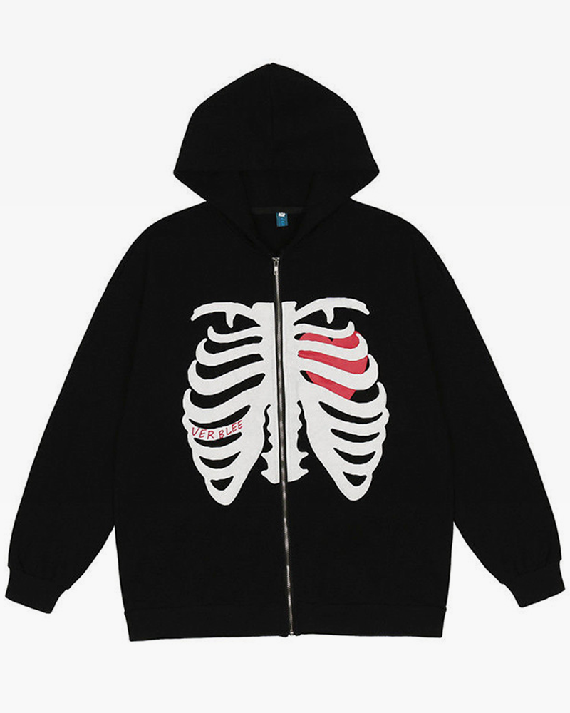 Y2K Skeleton Sweatshirt