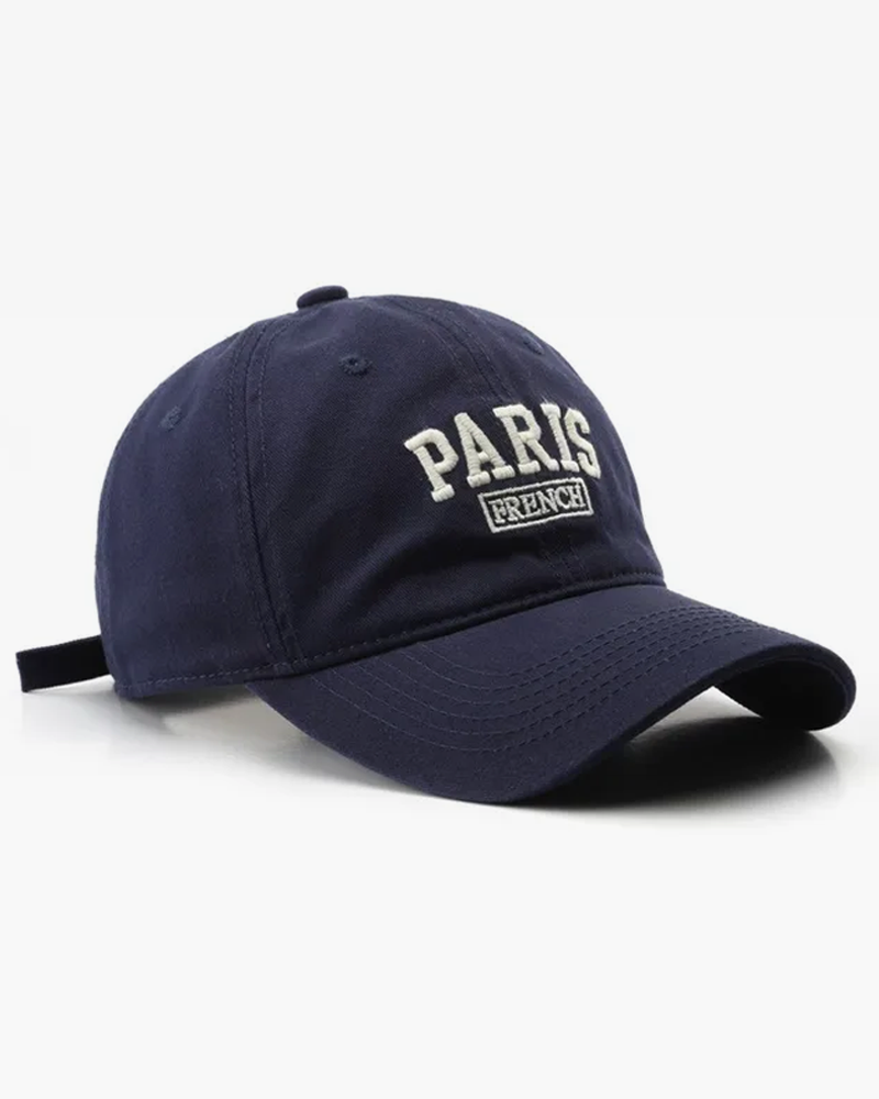 Embroidered Paris Cap