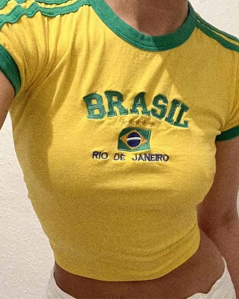 Brazil Crop Top