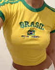 Brazil Crop Top