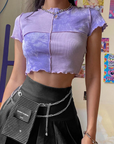 Violet crop top