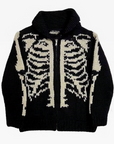 Skeleton zip-up hoodie