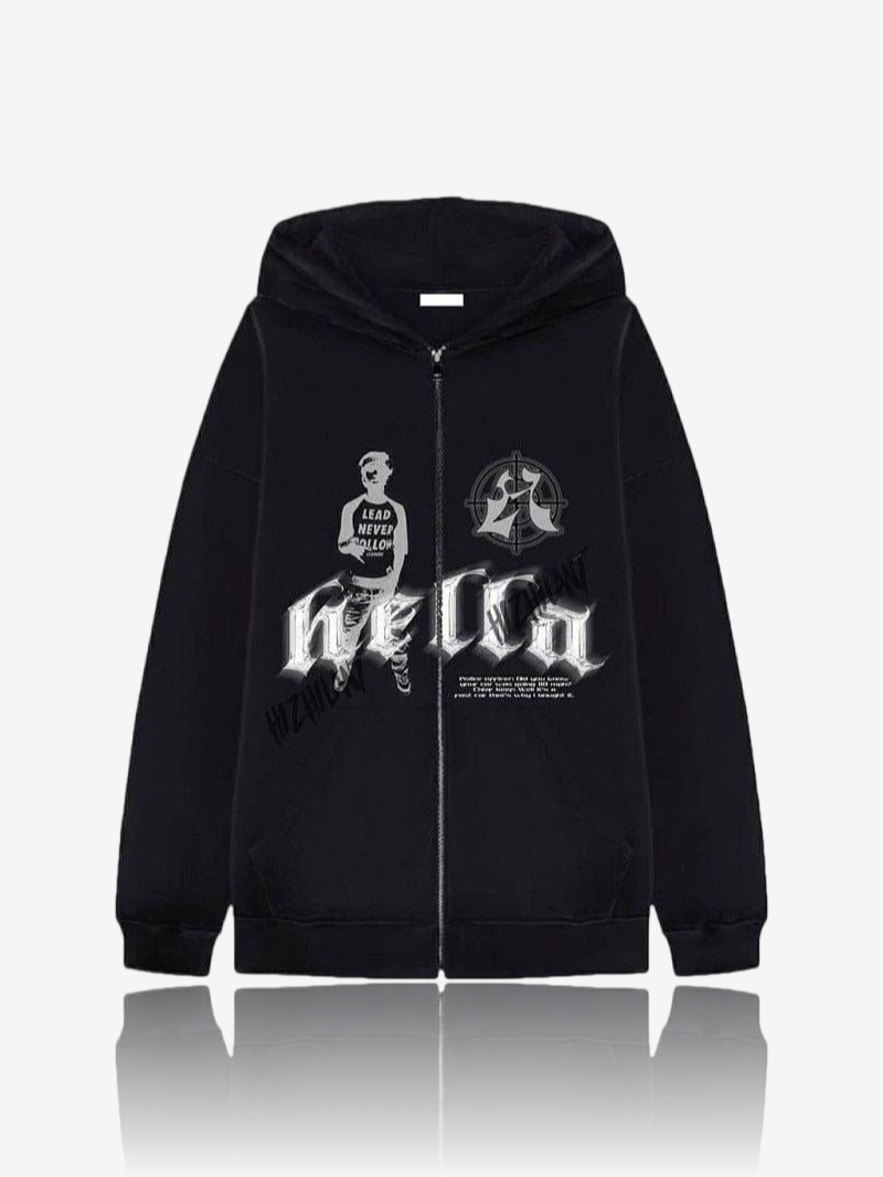 SWEAT ZIP &quot;HELLA