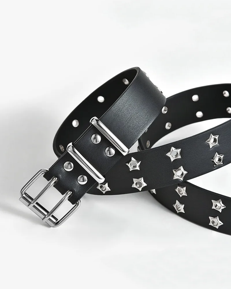 Double eyelet belt