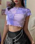 Violet crop top