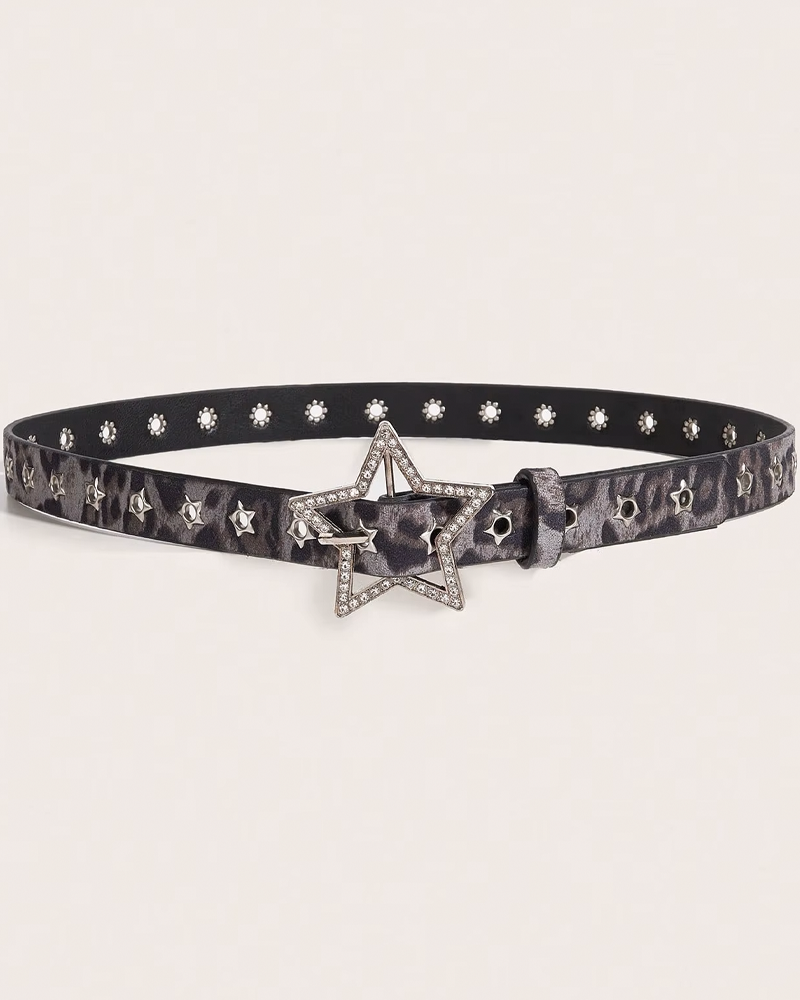 Strass star belt