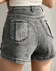 Denim mini skirt