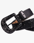 Black Rhinestone Belt