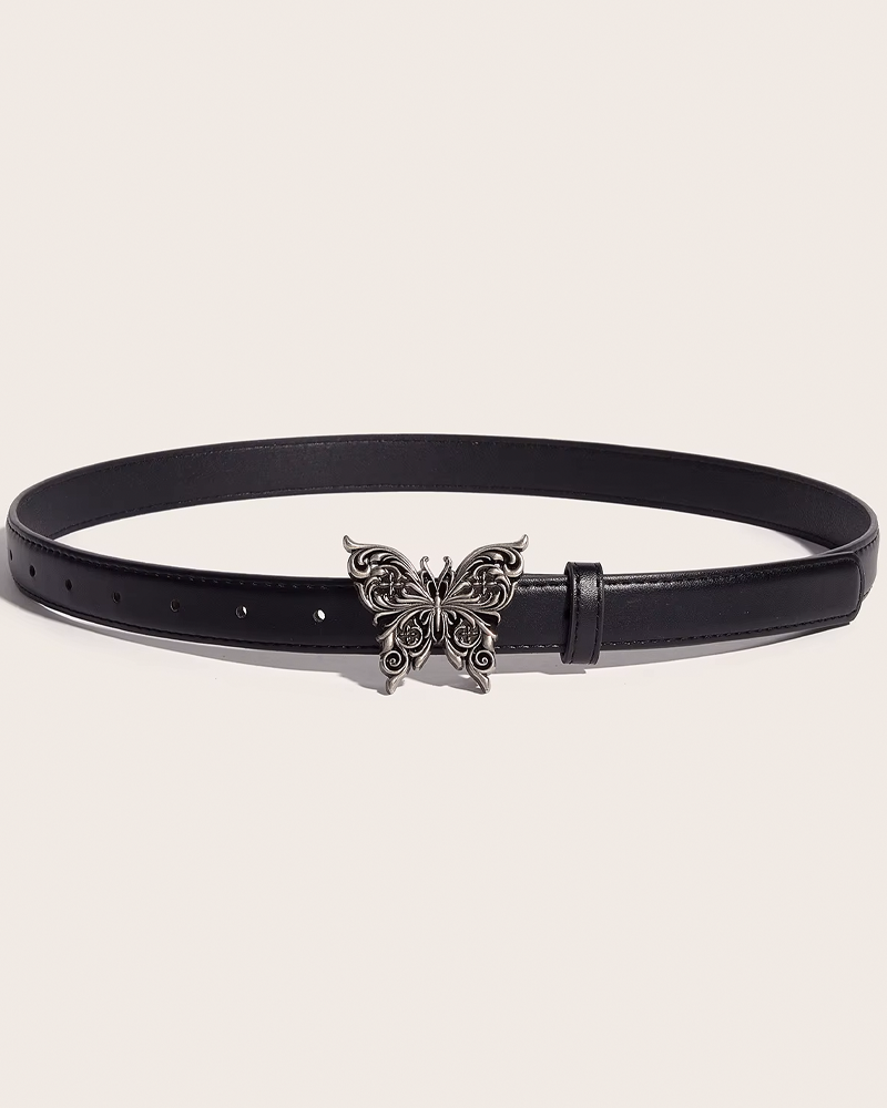 Butterfly buckle belt