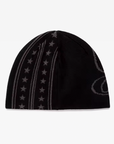 Black streetwear beanie