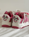 Women's pink sneakers