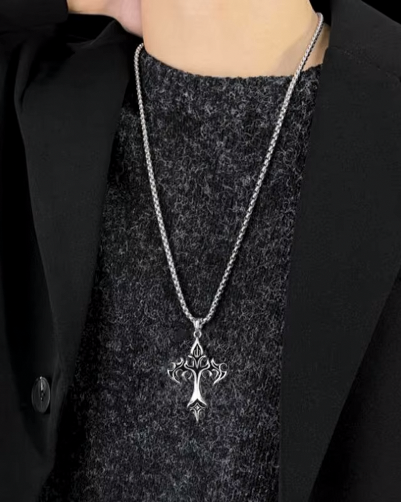 Gothic cross necklace