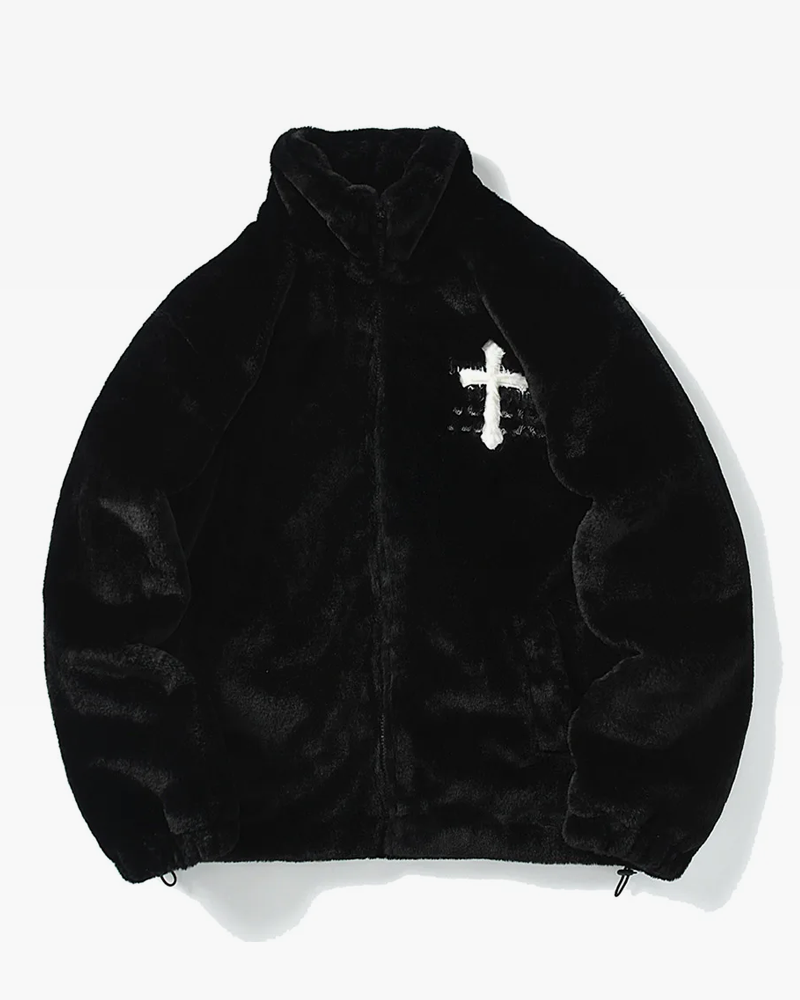 Jacket with cross