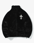 Jacket with cross