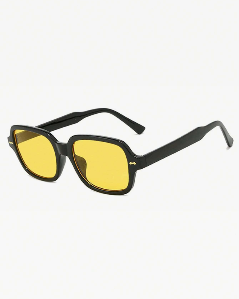 Yellow Glass Sunglasses