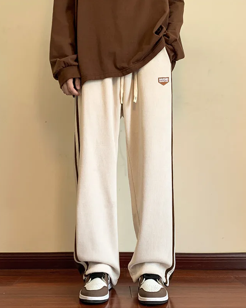 Men&#39;s velour jogging pants