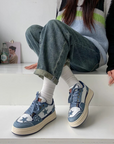 Women's Denim Sneakers