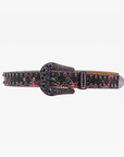 Skull rhinestone belt