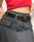 Women's studded belt