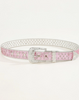 Pink Rhinestone Belt