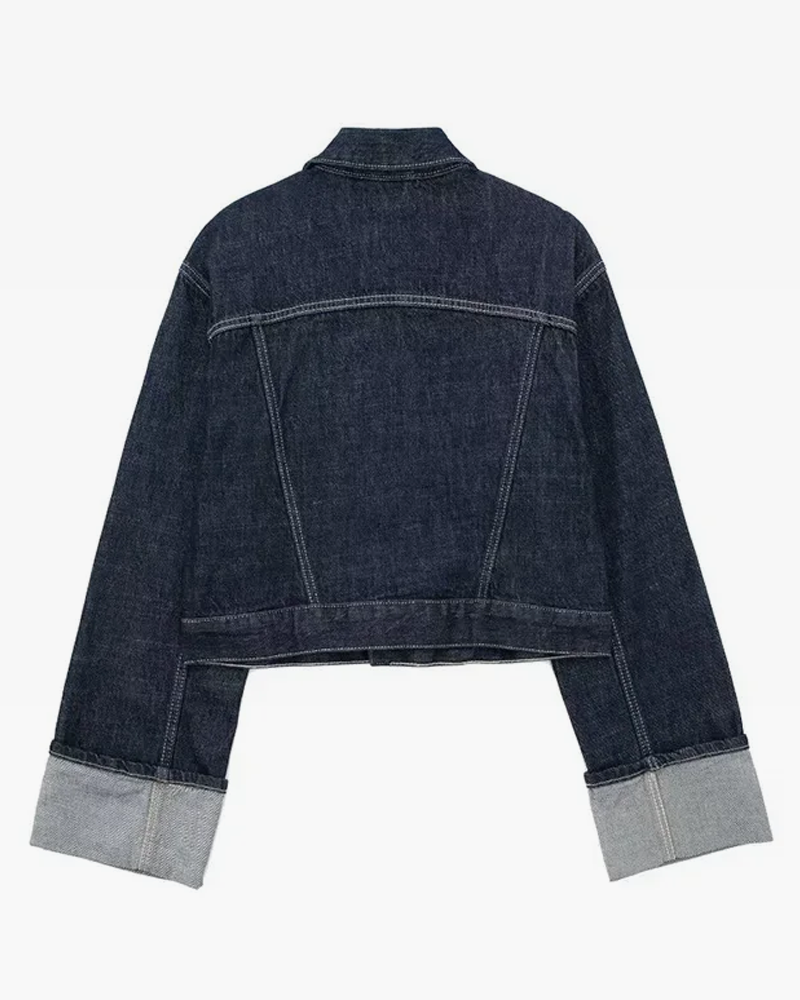 Women&#39;s Short Denim Jacket