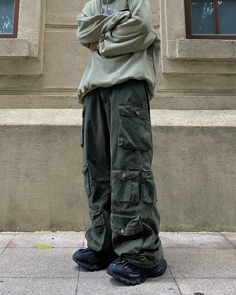 Large khaki cargo