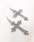 Gothic cross earring