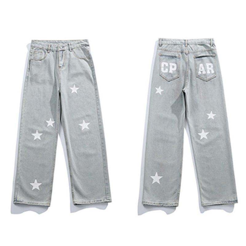 Star Printed Jeans