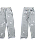 Star Printed Jeans