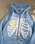 Skeleton Zip-up Sweatshirt