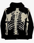 Skeleton zip-up hoodie