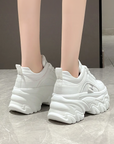 Women's thick sole sneakers