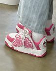 Women's pink sneakers